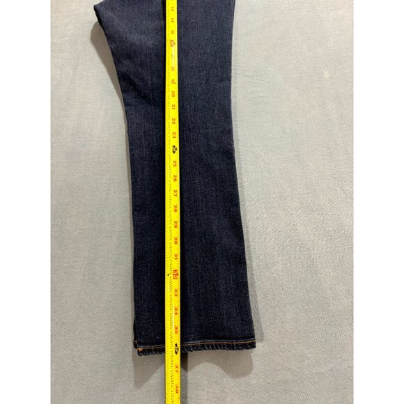 Lauren Ralph Lauren Curvy Jeans Modren Straight Leg Mid Rise Blue Women Size 12P - Picture 10 of 11